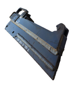 Back image of the V1F-002-12-750-2 bevel feed blade compatible to Vermeer