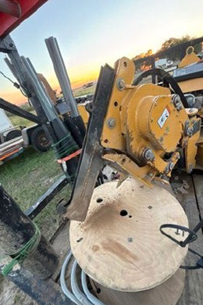 Image of the Vermeer replacement plow blade purchased by Ralph Waldo.